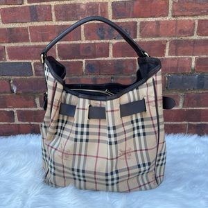Authentic Burberry Hobo Shoulder Bag